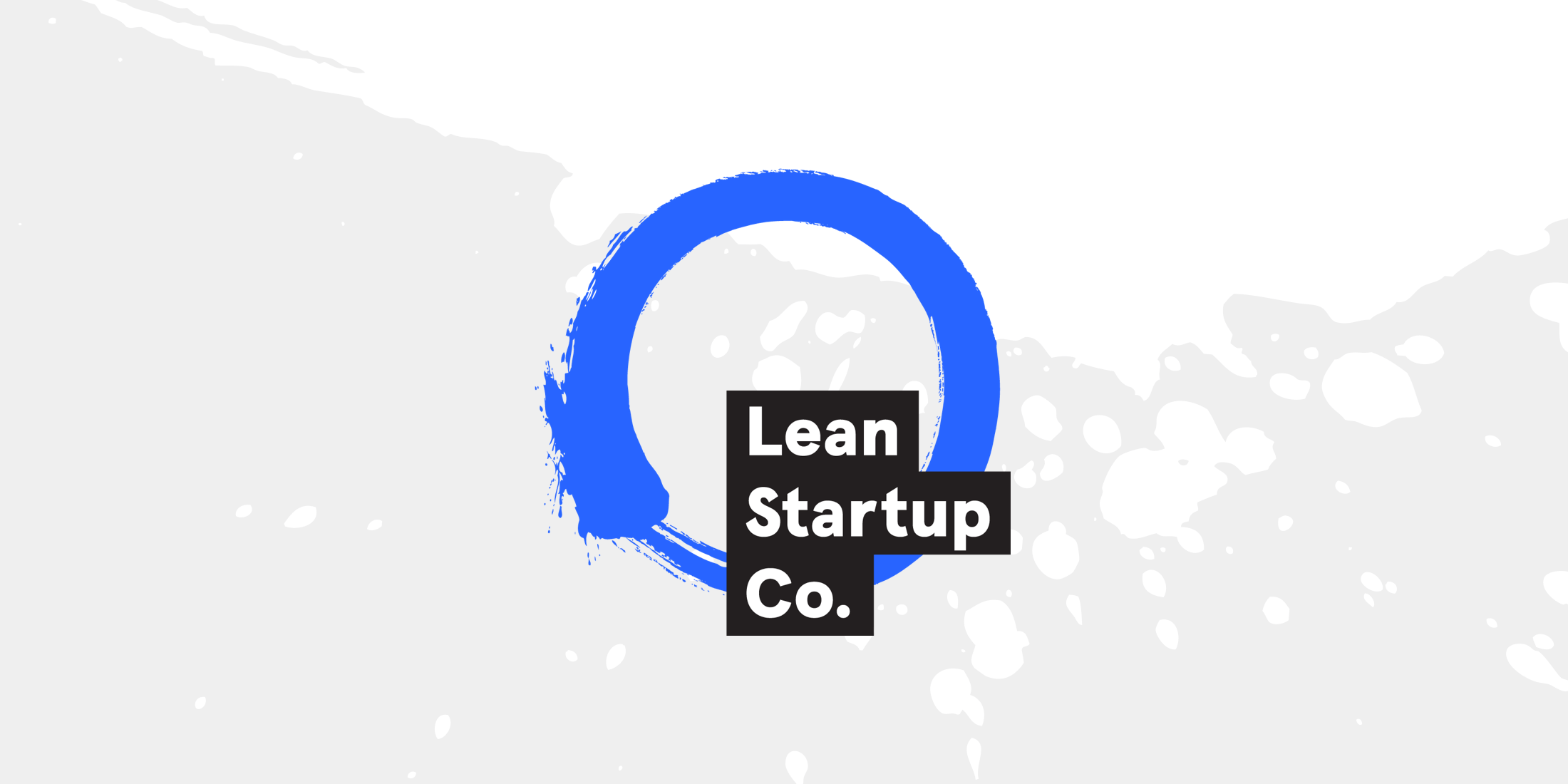 Lean Startup Co. logo, which is a blue enzo